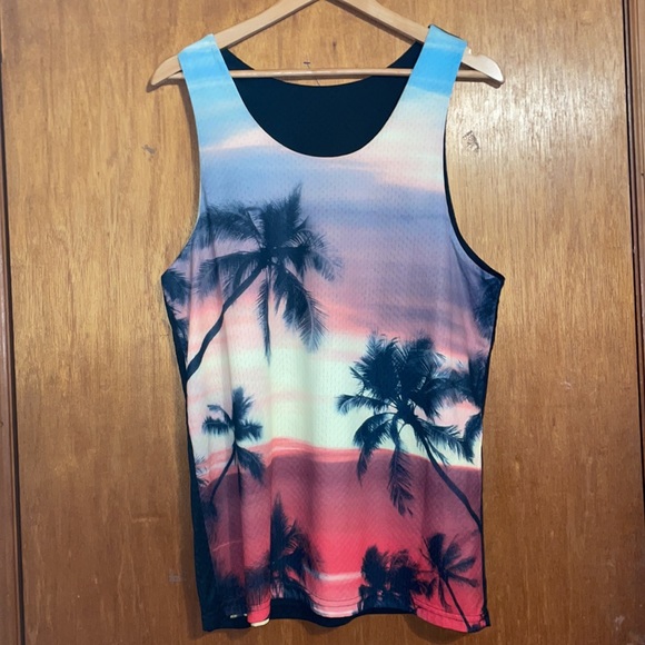 •CALIFORNIA REPUBLICAN•REVERSIBLE CALIFORNIA & TROPICAL SUNSET JERSEY MEDIUM - Picture 7 of 7